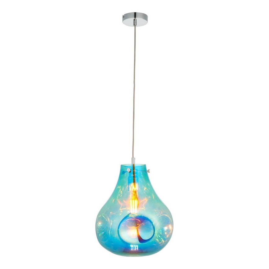 Endon 99791 - Luster na sajli EUROPA 1xE27/10W/230V plavi