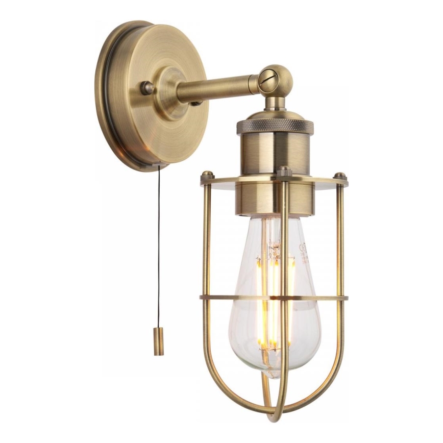 Endon 99952 - Zidna lampa za kupatilo CREW 1xE27/6W/230V IP44 mesing