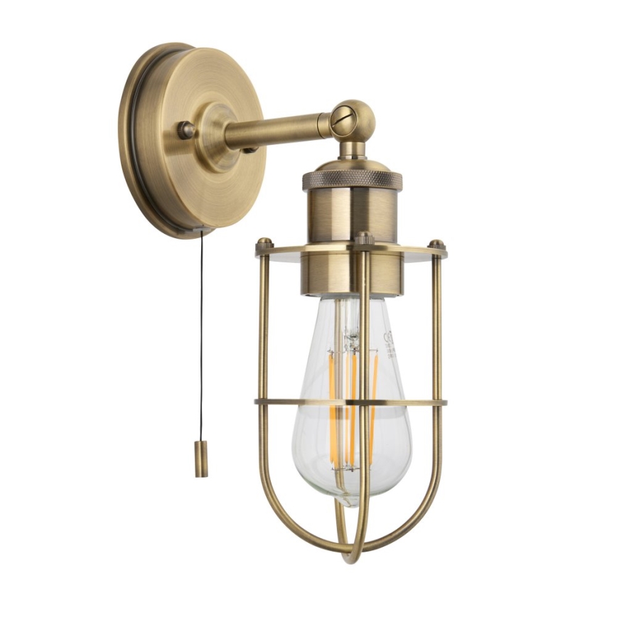 Endon 99952 - Zidna lampa za kupatilo CREW 1xE27/6W/230V IP44 mesing