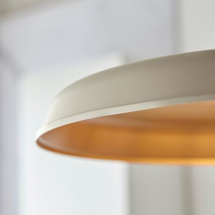 Endon 99999 - Luster na lancu SABIAN 1xE27/10W/230V krem/zlatna