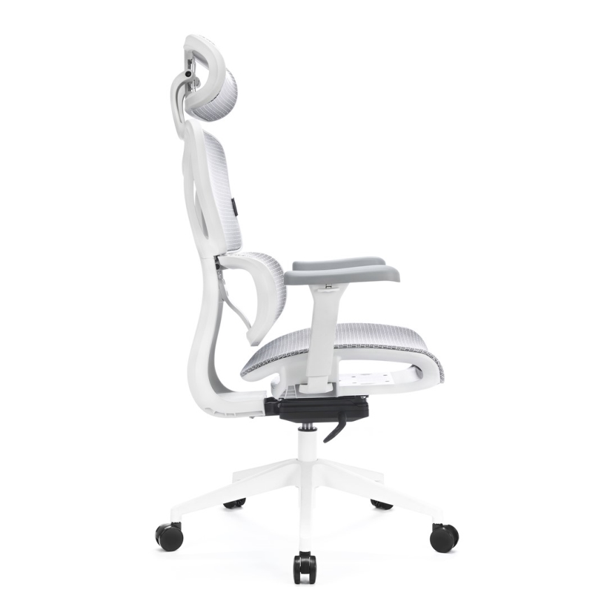 Ergonomska kancelarijska stolica LEVANO siva/bela/crna