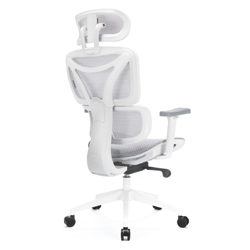 Ergonomska kancelarijska stolica LEVANO siva/bela/crna