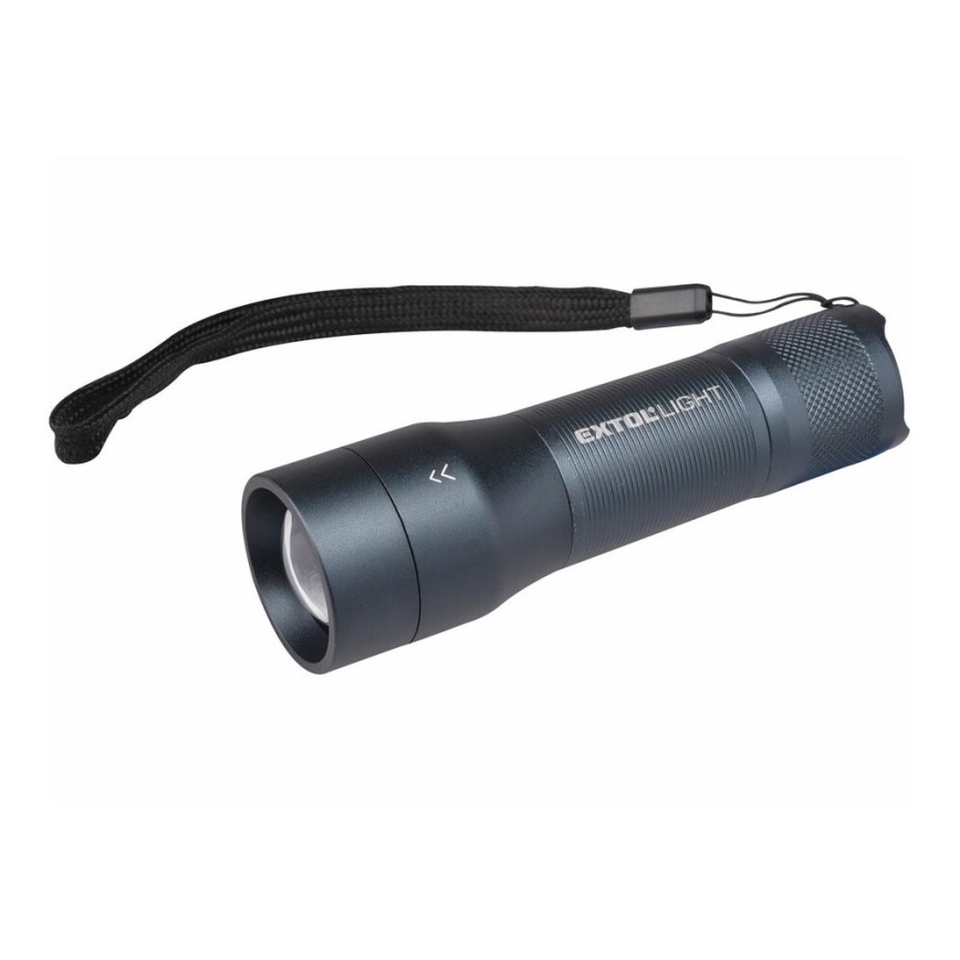 Extol - baterijska LED lampa, 3x AAA, IP54, antracitna