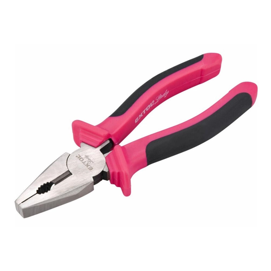 Extol - Kombinovana klješta 160 mm roze