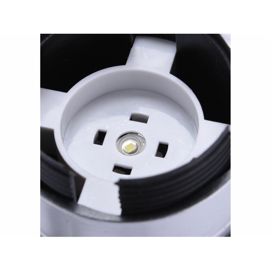 Extol - LED baterijska lampa LED/1W/3xAA crna