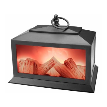 Extol - LED dekoracija kamin LED/3xAA