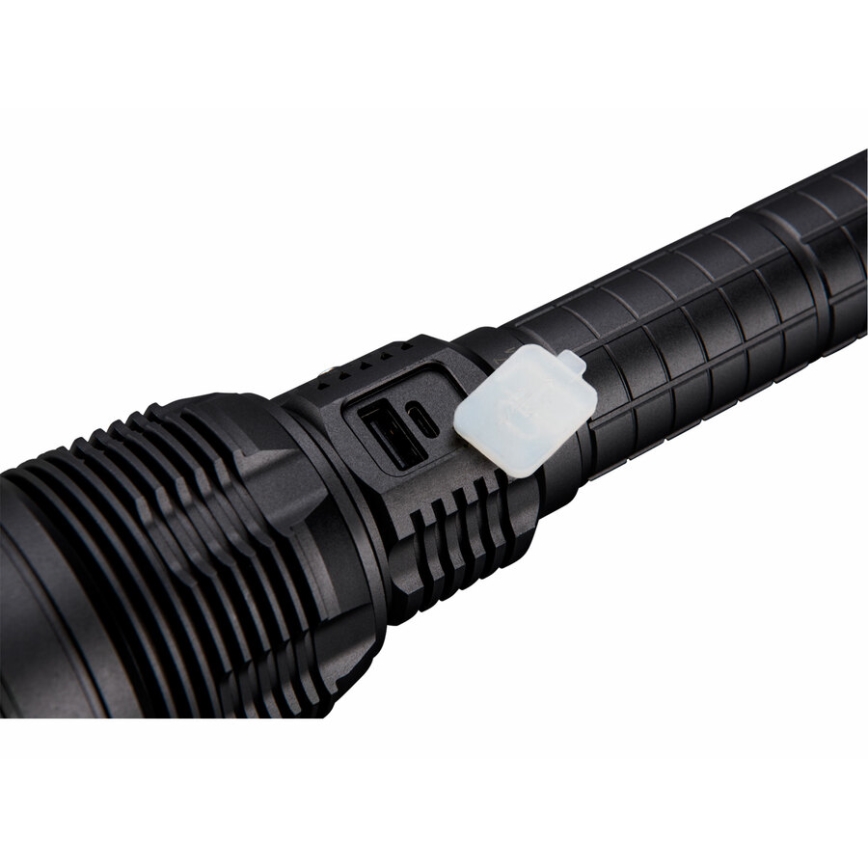 Extol - LED Prigušiva punjiva baterijska lampa sa powerbankom LED/60W/10000 mAh 8000 lm IPX4 crno