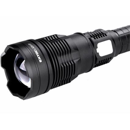 Extol - LED Prigušiva punjiva baterijska lampa sa powerbankom LED/60W/10000 mAh 8000 lm IPX4 crno