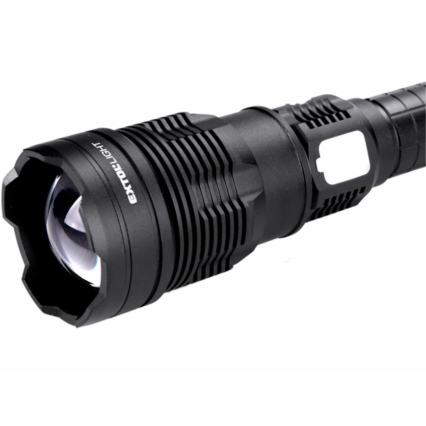 Extol - LED Prigušiva punjiva baterijska lampa sa powerbankom LED/60W/10000 mAh 8000 lm IPX4 crno