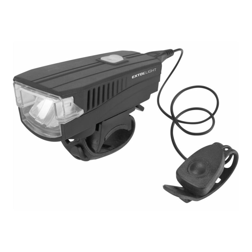 Extol - LED punjiva baterijska lampa sa trubicom za bicikl LED/5W/1200 mAh/3,7V IPX4