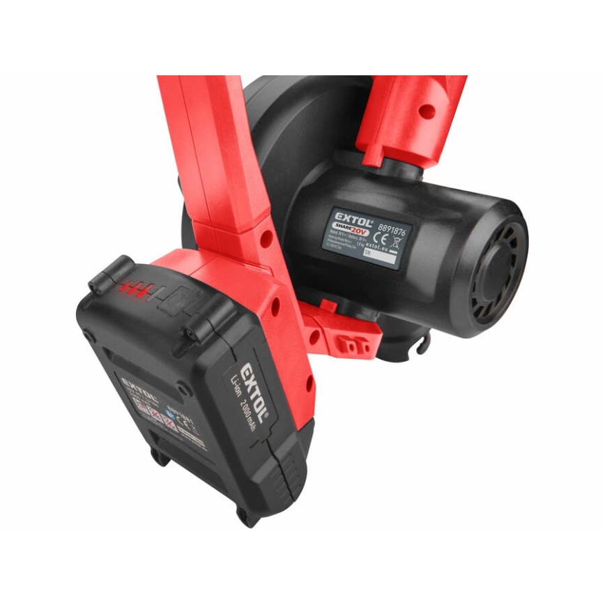 Extol Premium - akumulatorski puhač 2u1 2000 mAh 20 V
