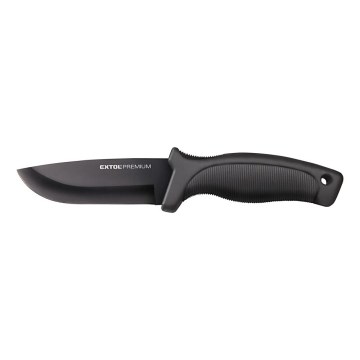 Extol Premium - Lovački nož crno/nerđajući čelik 11 cm