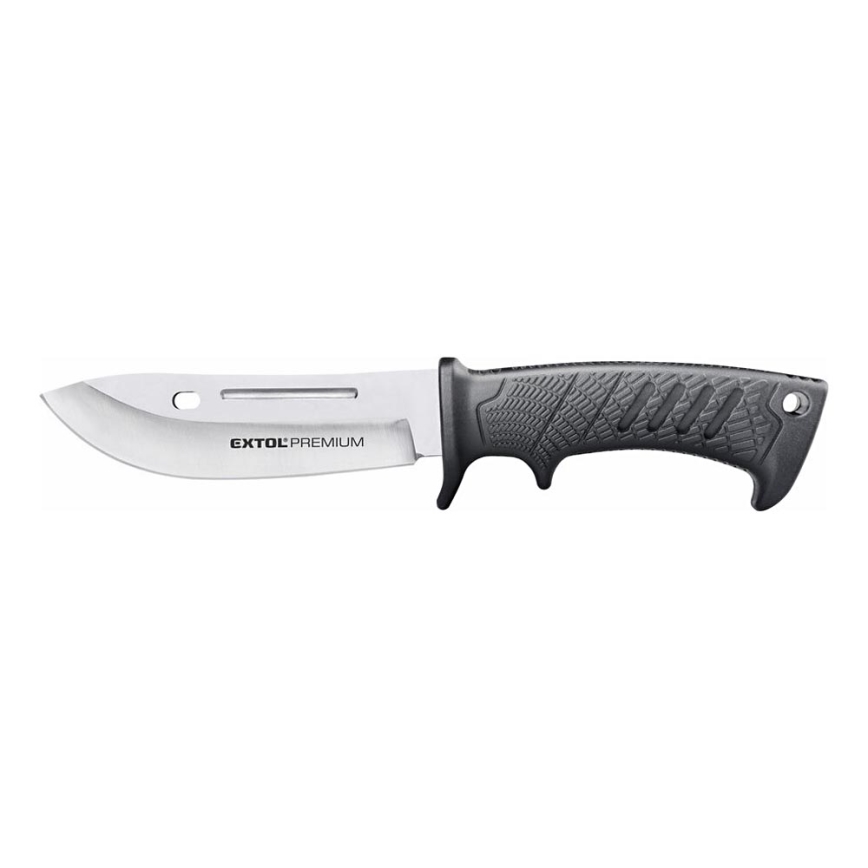 Extol Premium - Lovački nož crno/nerđajući čelik 14,5 cm