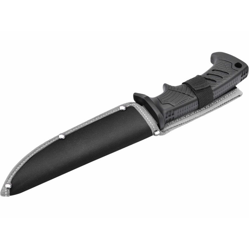 Extol Premium - Lovački nož crno/nerđajući čelik 14,5 cm