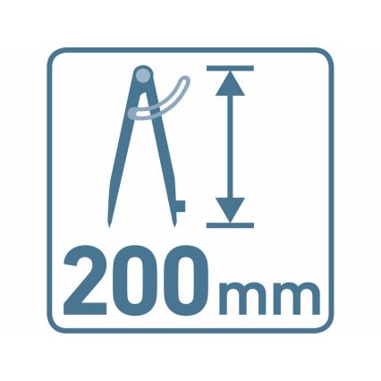 Extol Premium - Stolarski šestar sa olovkom 0-280 mm