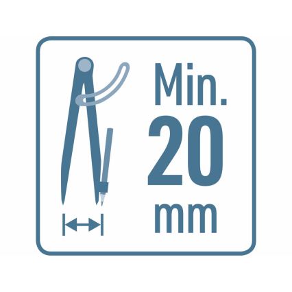 Extol Premium - Stolarski šestar sa olovkom 0-280 mm