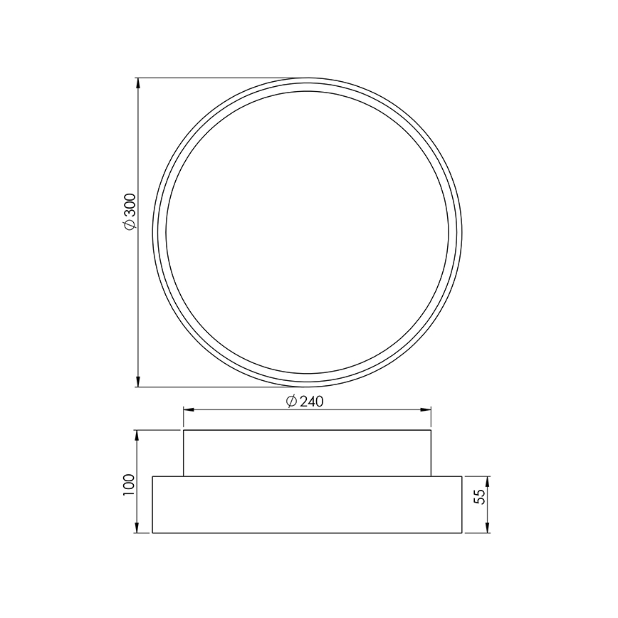 Fabas 3229/65/102 - Industrijsko svetlo HATTON 2xE27/30W/230V IP65