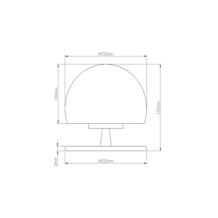 Fabas 3570-30-138 - LED Prigušiva stolna lampa MORGANA 1XG9/3W/230V