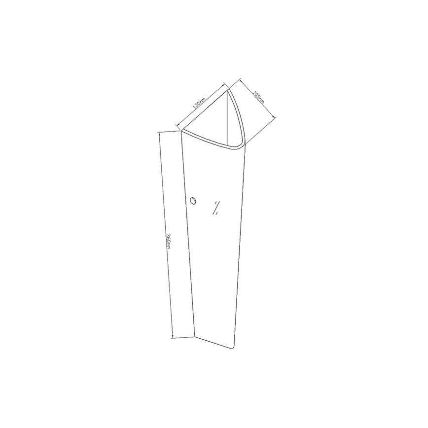 Fabas Luce 2523-21-102 - Zidno svetlo DEDALO 1xE27/75W/230V belo