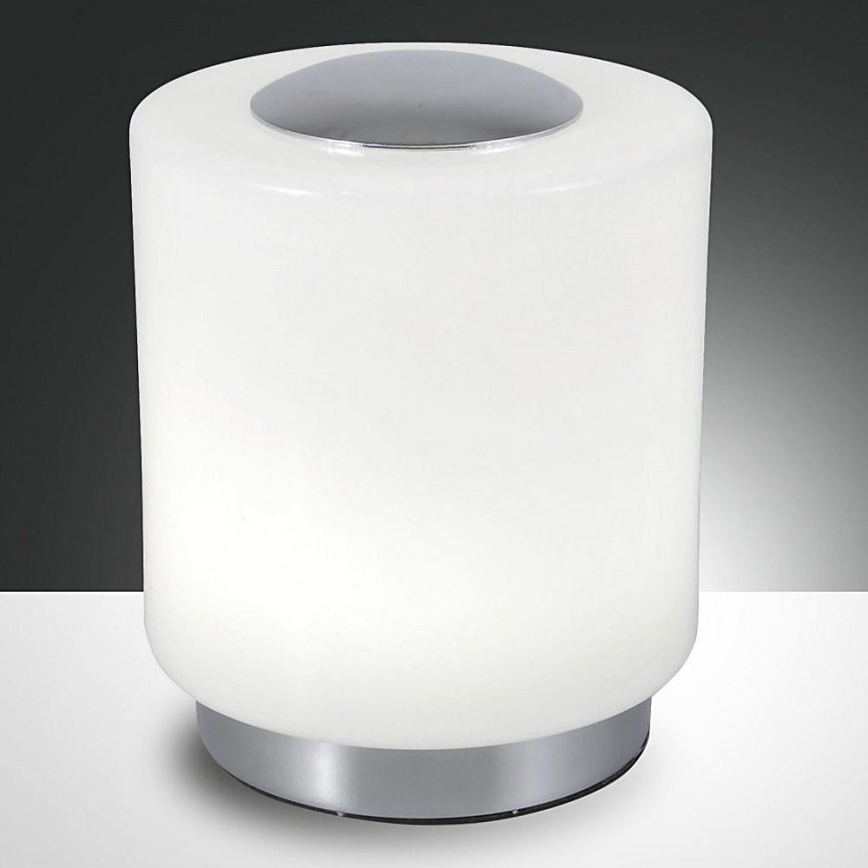 Fabas Luce 3257-30-138 - LED Prigušiva stona lampa na dodir SIMI LED/8W/230V srebrno