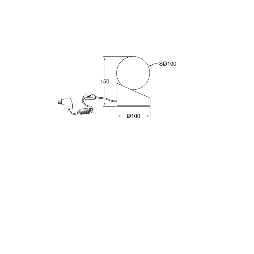 Fabas Luce 3360-30-102 - LED Prigušiva stona lampa na dodir GRAVITY LED/5W/230V bela