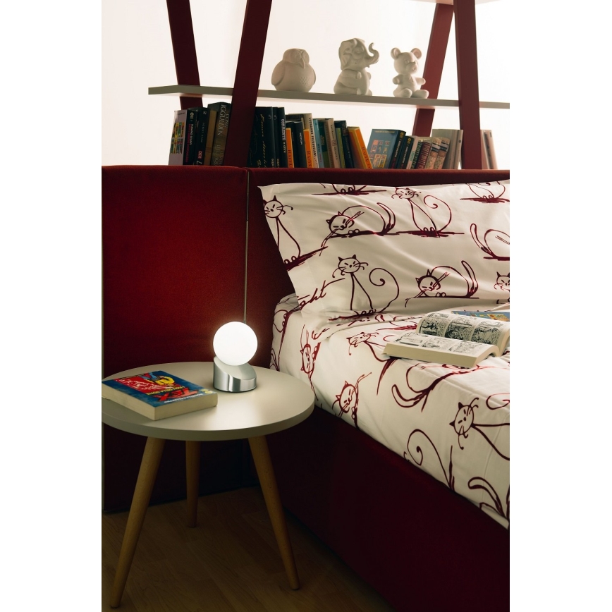 Fabas Luce 3360-30-178 - LED Prigušiva stona lampa na dodir GRAVITY LED/5W/230V mat krom