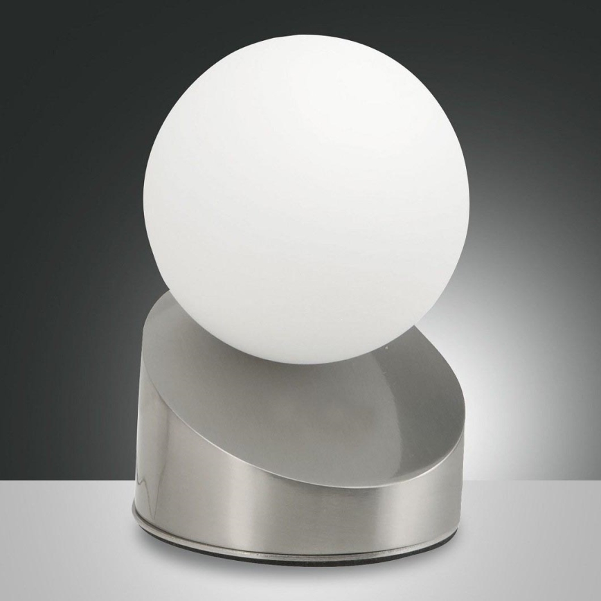 Fabas Luce 3360-30-178 - LED Prigušiva stona lampa na dodir GRAVITY LED/5W/230V mat krom