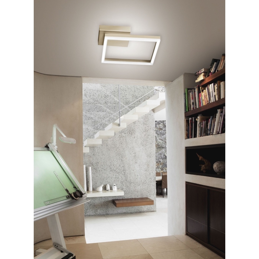 Fabas Luce 3394-21-225 - LED Prigušiva plafonjera BARD LED/22W/230V 3000K zlatna