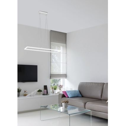 Fabas Luce 3394-45-102 - LED Prigušivi luster na sajli BARD LED/52W/230V 3000K bela