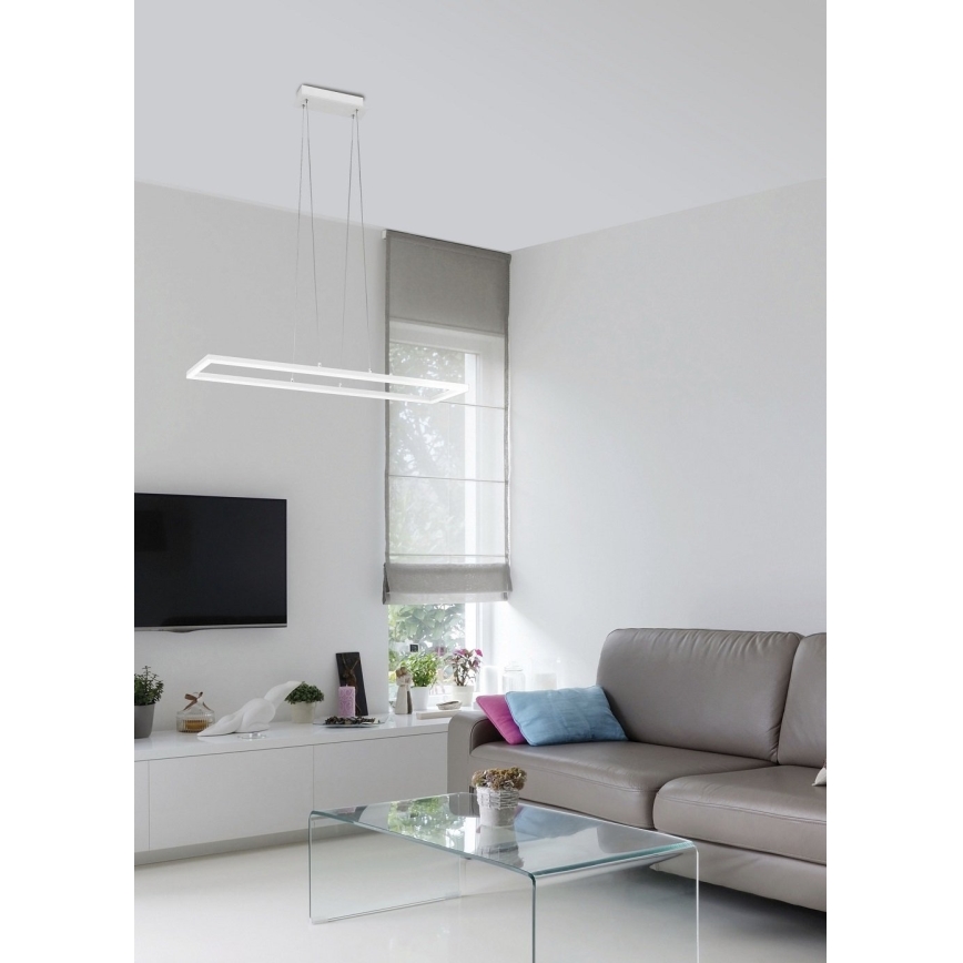Fabas Luce 3394-45-102 - LED Prigušivi luster na sajli BARD LED/52W/230V 3000K bela