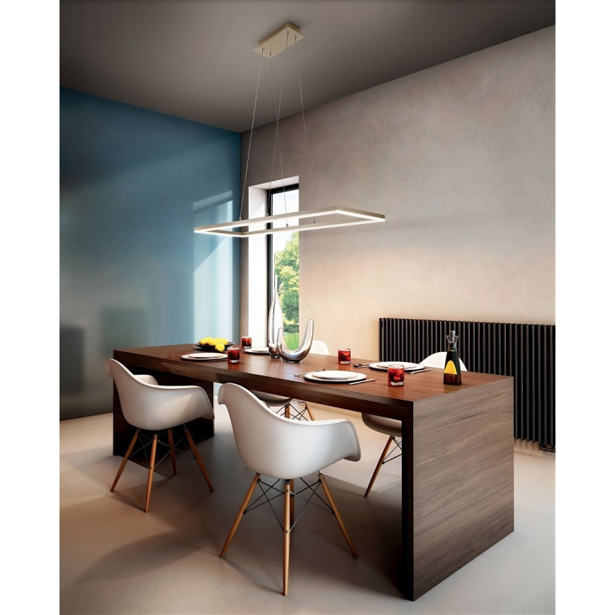 Fabas Luce 3394-45-225 - LED Prigušivi luster na sajli BARD LED/52W/230V 3000K zlatna
