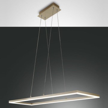 Fabas Luce 3394-45-225 - LED Prigušivi luster na sajli BARD LED/52W/230V 3000K zlatna