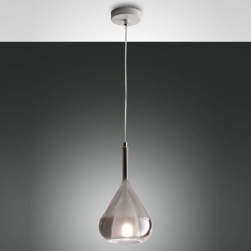 Fabas Luce 3481-40-126 - Luster na sajli LILA 1xE27/40W/230V sivo