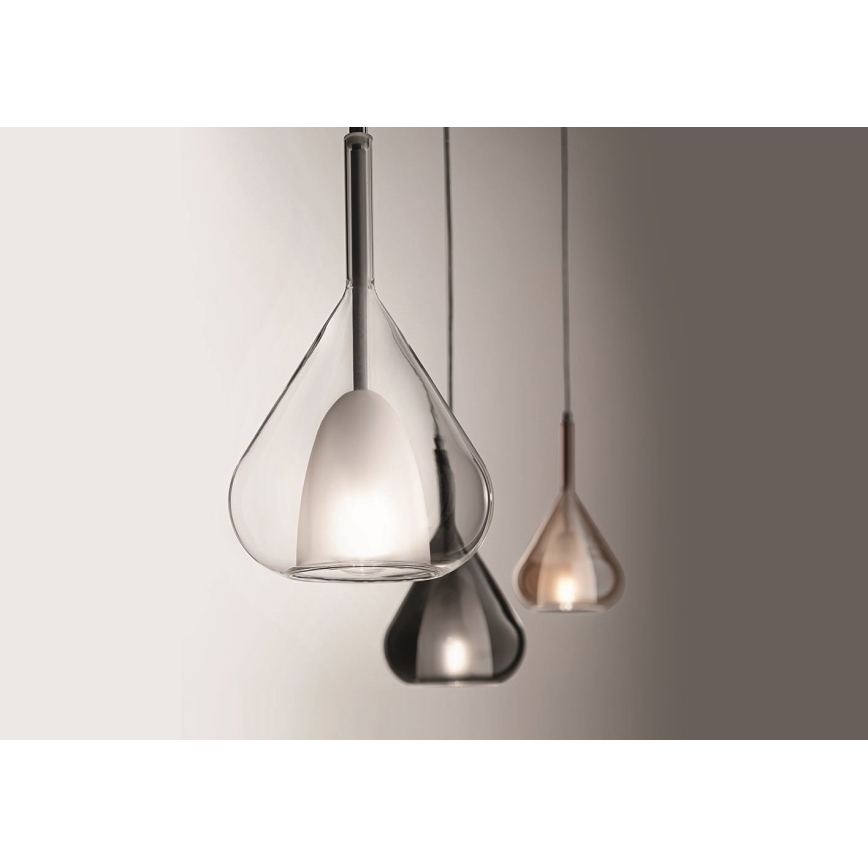Fabas Luce 3481-40-241 - Luster na sajli LILA 1xE27/40W/230V prozirna
