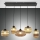 Fabas Luce 3627-48-125 - Luster na sajli GILLIS 5xE27/40W/230V zlatna/crno