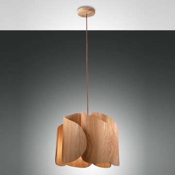 Fabas Luce 3672-40-132 - Luster na sajli PEVERO 1xE27/40W/230V drvo