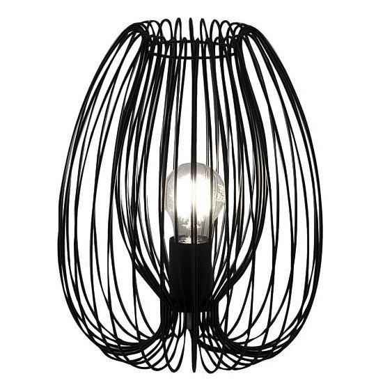 Fabas Luce 3677-34-101 - Stona lampa CAMP 1xE27/40W/230V crno