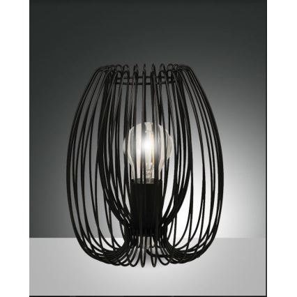Fabas Luce 3677-34-101 - Stona lampa CAMP 1xE27/40W/230V crno