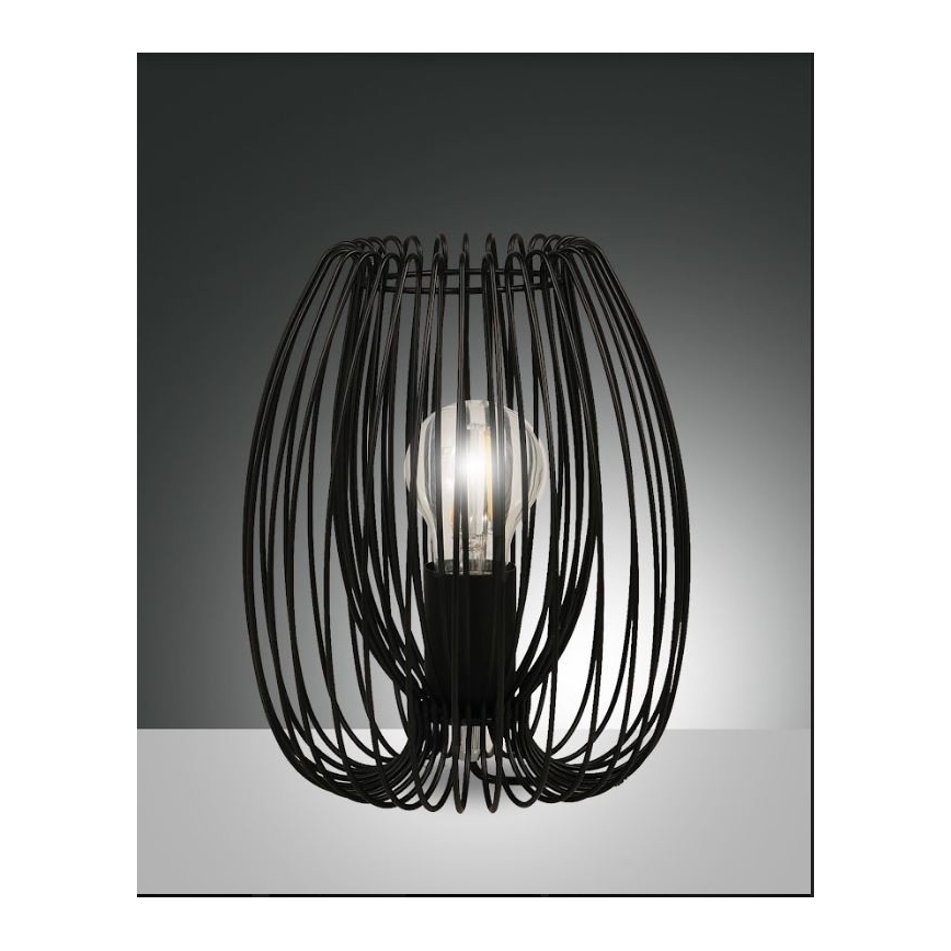 Fabas Luce 3677-34-101 - Stona lampa CAMP 1xE27/40W/230V crno