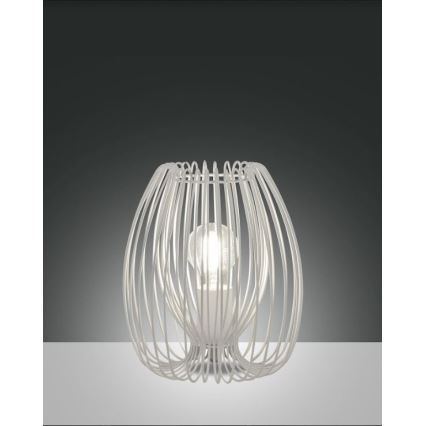 Fabas Luce 3677-34-102 - Stona lampa CAMP 1xE27/40W/230V bela