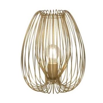 Fabas Luce 3677-34-225 - Stona lampa CAMP 1xE27/40W/230V zlatna