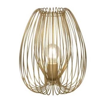 Fabas Luce 3677-34-225 - Stona lampa CAMP 1xE27/40W/230V zlatna