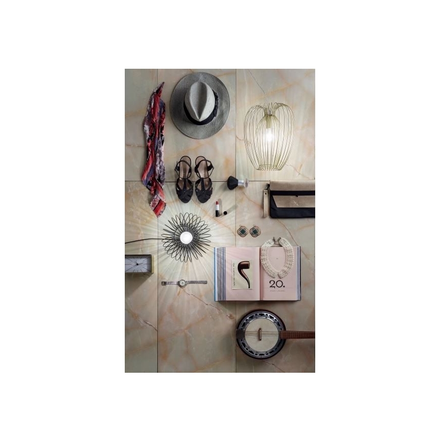 Fabas Luce 3677-45-101 - Luster na sajli CAMP 1xE27/40W/230V crno
