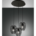 Fabas Luce 3677-47-101 - Luster na sajli CAMP 3xE27/40W/230V crno