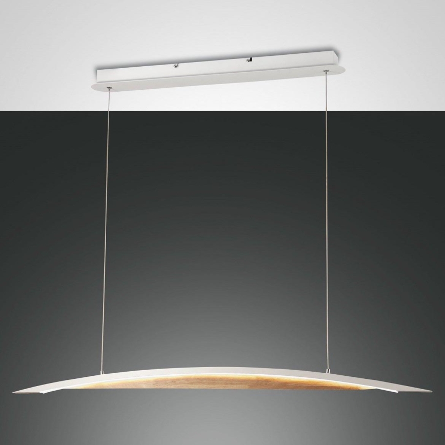 Fabas Luce 3697-40-102 - LED Prigušivi luster na sajli CORDOBA LED/36W/230V bela/drvo