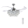 FANAWAY 212923 - LED Plafonski ventilator VEIL 6xE14/4,5W/230V sjajni krom + Daljinski upravljač