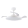 FANAWAY 21612949 - LED Prigušivi plafonski ventilator STROLL LED/30W/230V 2700/3500/5000K pr. 106 cm bela/prozirna + Daljinski upravljač