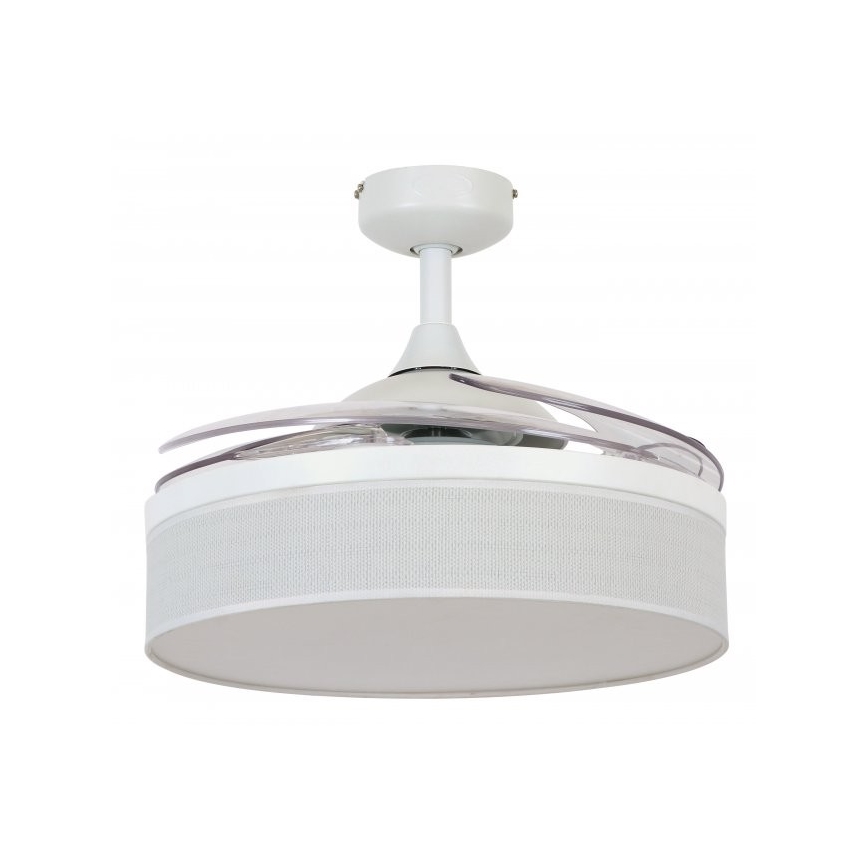 FANAWAY 511030 - LED plafonski ventilator FRASER 3xE27/20W/230V, bela, prečnik 121 cm + daljinski upravljač
