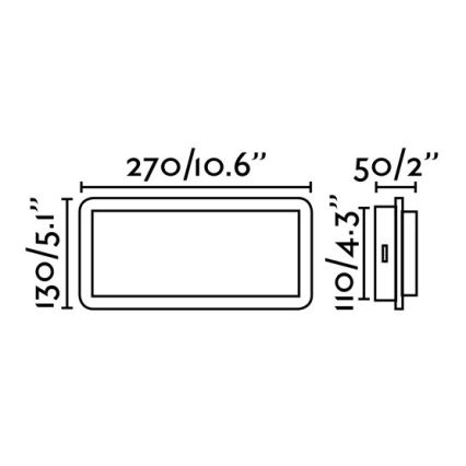 FARO 20061 - LED zidno svetlo MOOD 2xLED/3W/230V