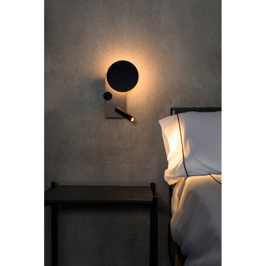 FARO 20066 - LED Prigušiva zidna lampica KLEE LED/10W/230V + LED/3W leva